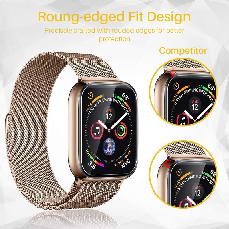 Película protetora em vidro temperado para Apple Watch