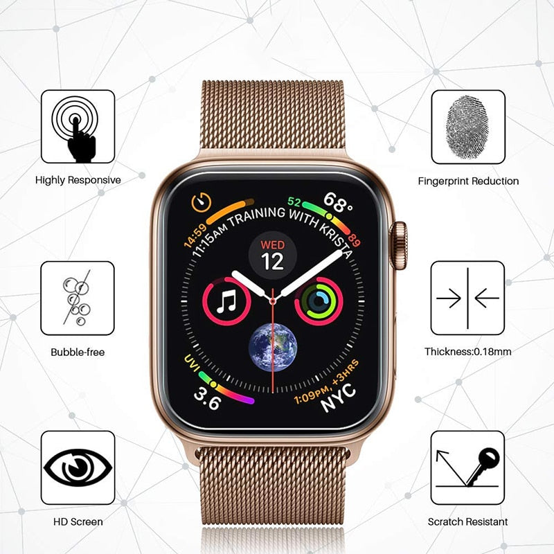Película protetora em vidro temperado para Apple Watch
